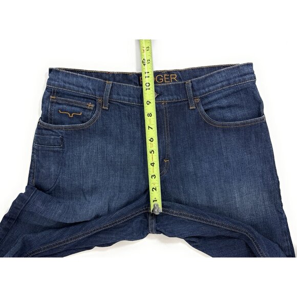 Kimes Ranch Jeans Mens Sz 33x36 Roger Western Slim Fit Bootcut Stretch Denim USA - Picture 7 of 9